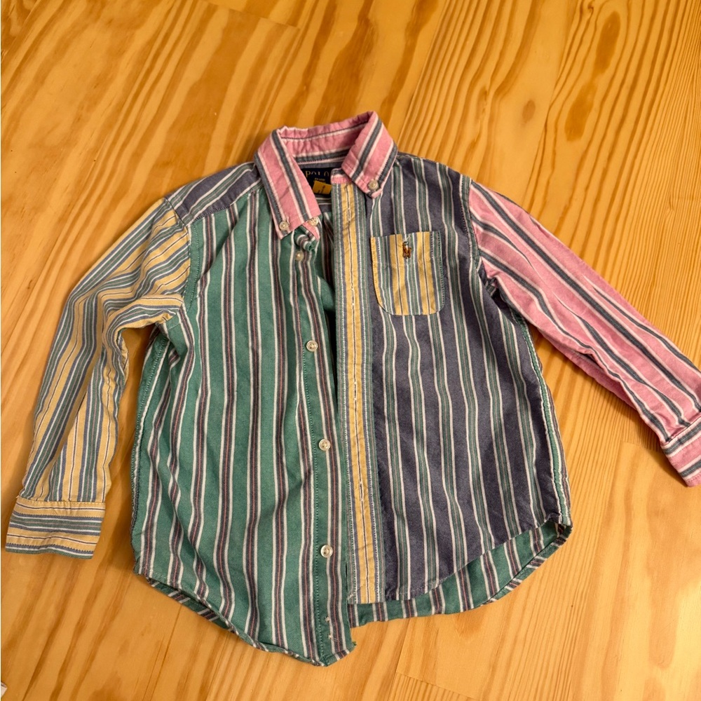 Polo Striped Multicolor Kids Shirt